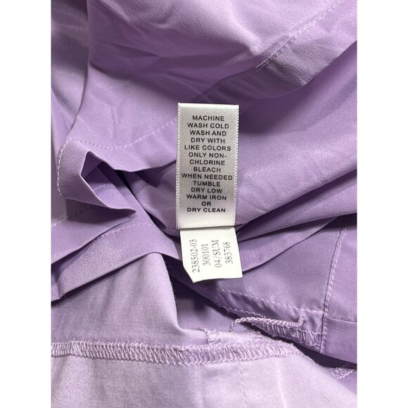 Banana Republic Mini Skirt Pleated Lavender Purple Mini Skirt Womens 8 - Picture 7 of 7